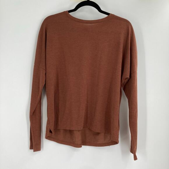 Rei Cooperative Rust Brown Long Sleeve Shirt Women’s Medium - Picture 1 of 8
